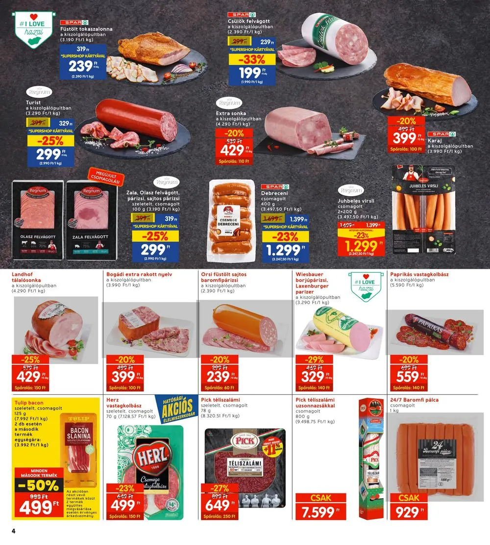 Interspar akciós újság 02.29–03.06 – 4. oldal