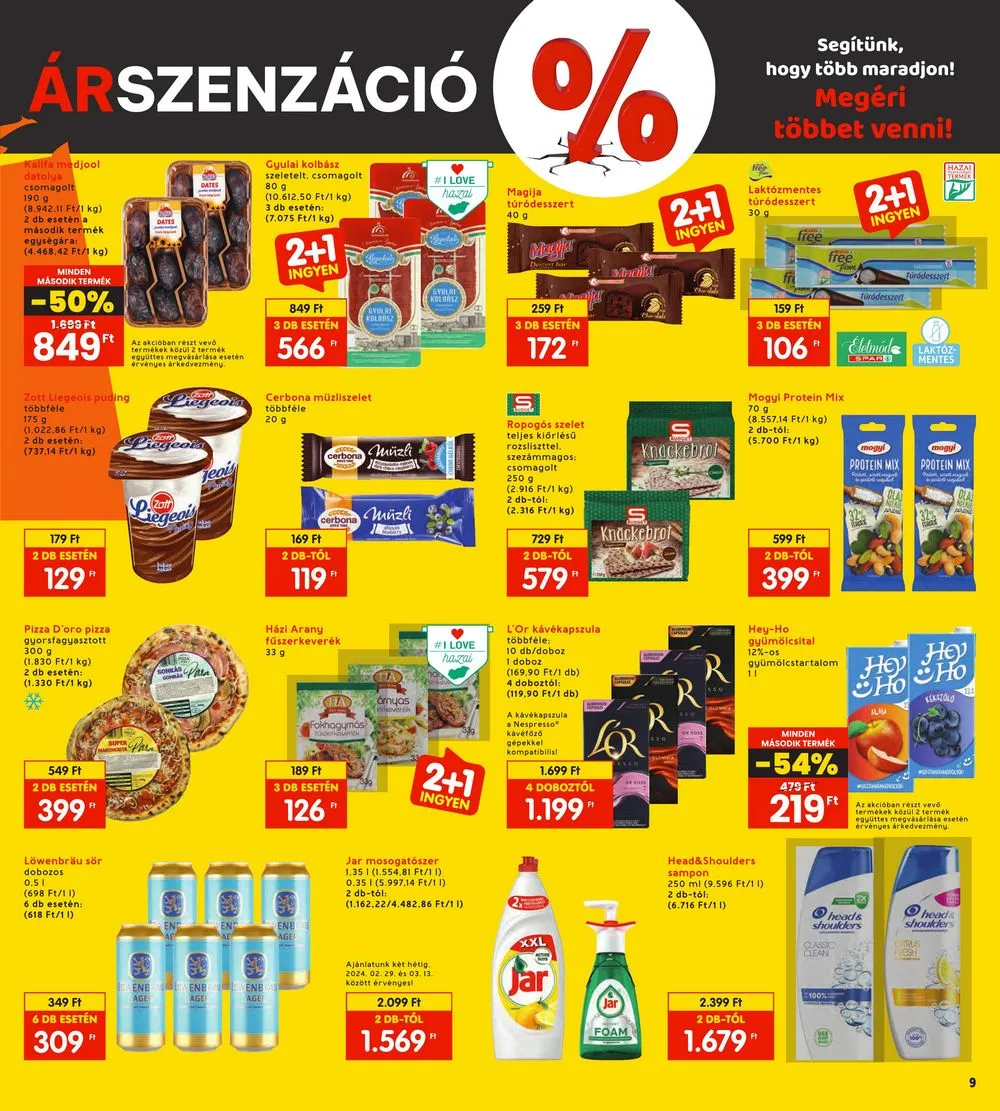 Interspar akciós újság 02.29–03.06 – 9. oldal