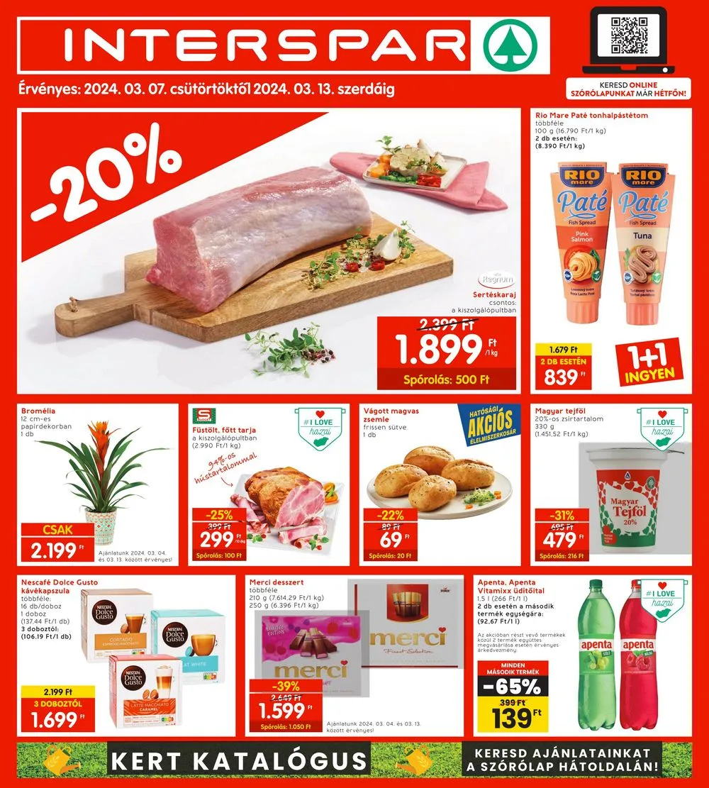 Interspar akciós újság 03.07–03.13