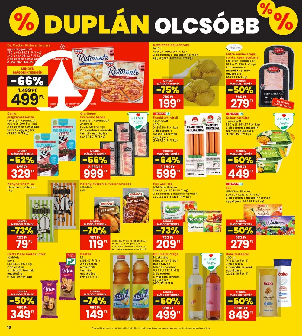Interspar akciós újság 03.07–03.13 – 10. oldal