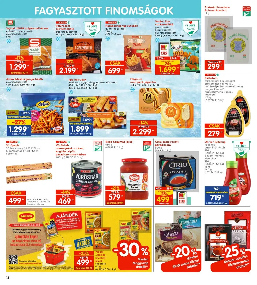 Interspar akciós újság 03.07–03.13 – 12. oldal