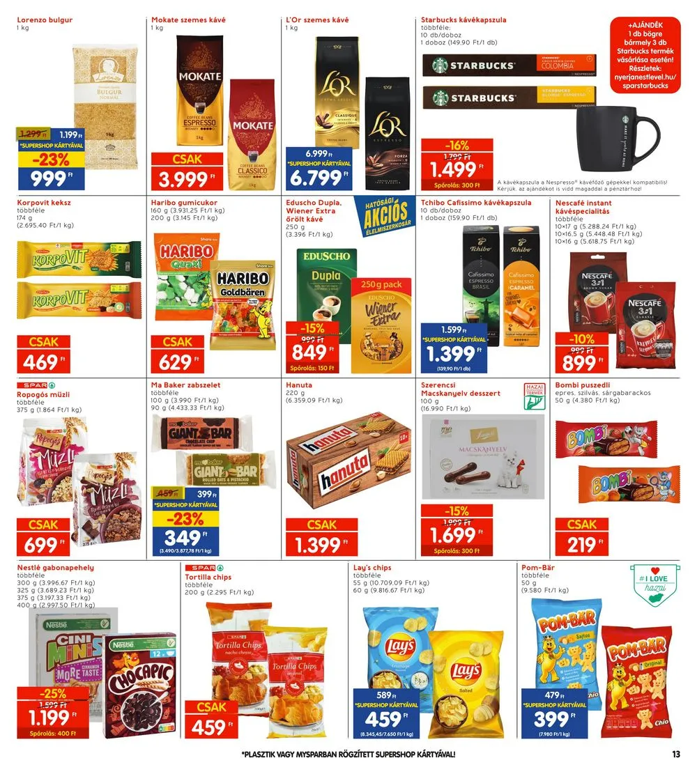 Interspar akciós újság 03.07–03.13 – 13. oldal