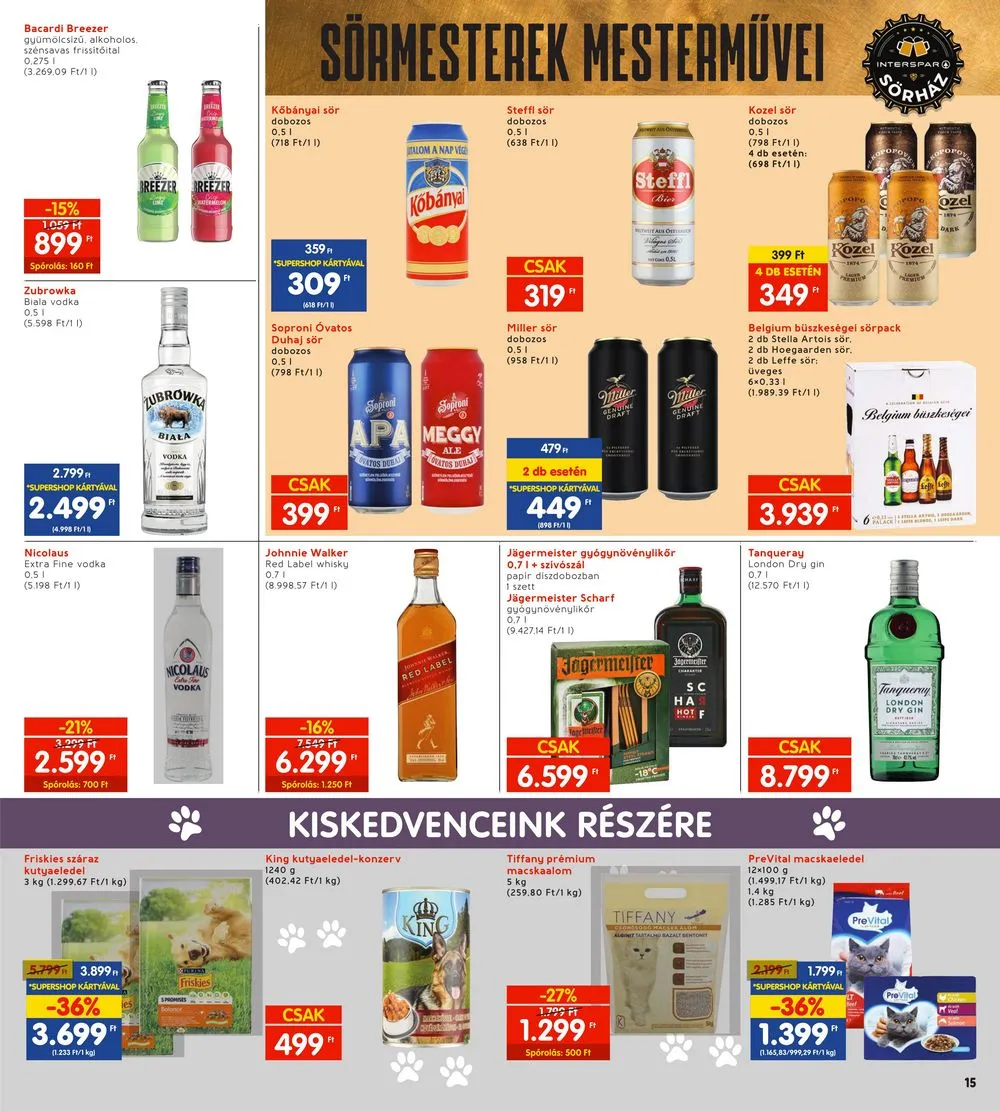 Interspar akciós újság 03.07–03.13 – 15. oldal