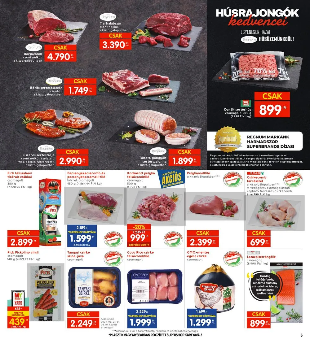 Interspar akciós újság 03.07–03.13 – 5. oldal