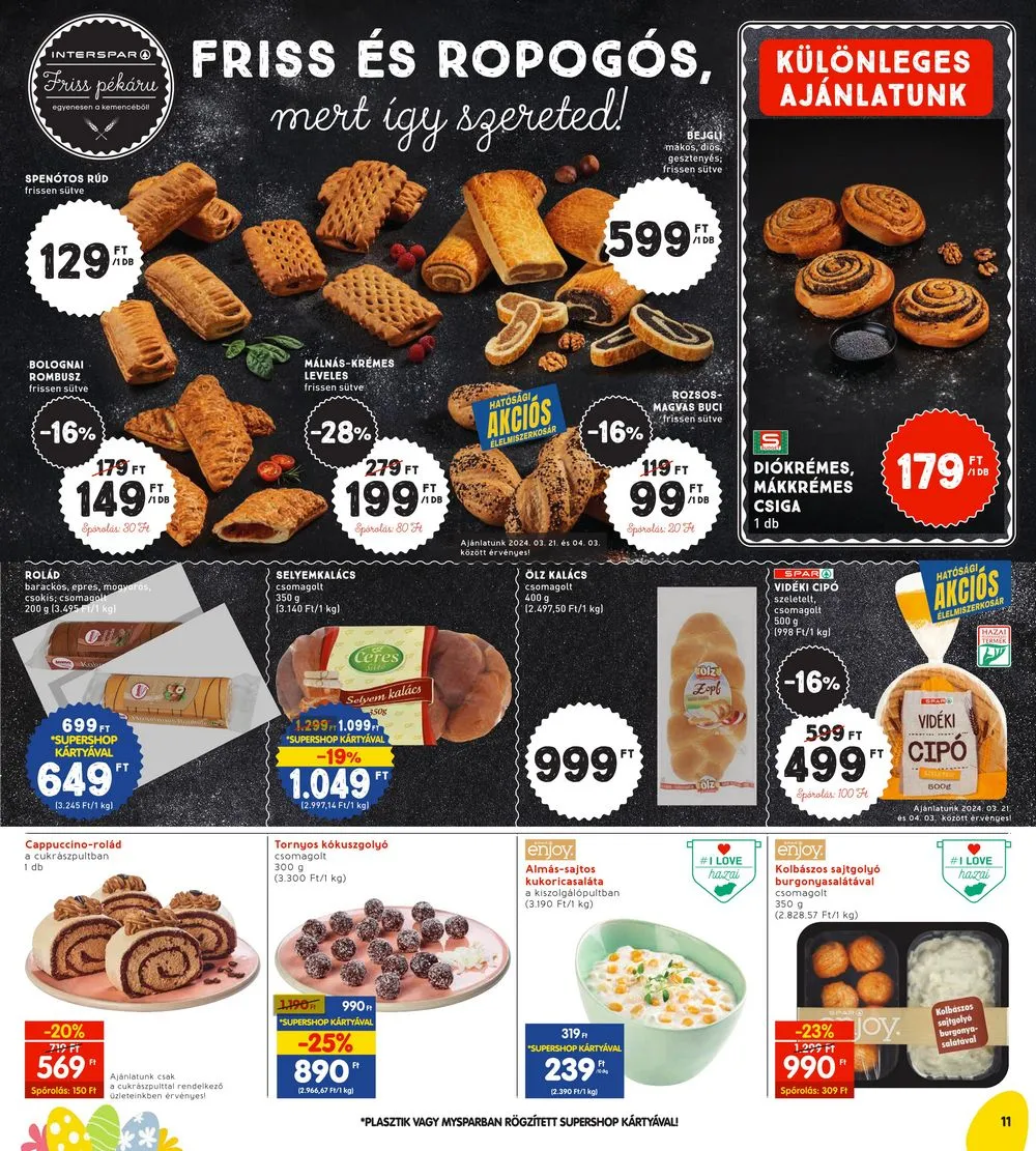 Interspar akciós újság 03.21–03.30 – 11. oldal