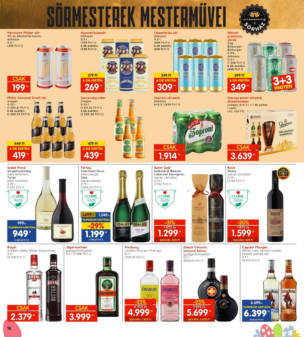 Interspar akciós újság 03.21–03.30 – 18. oldal