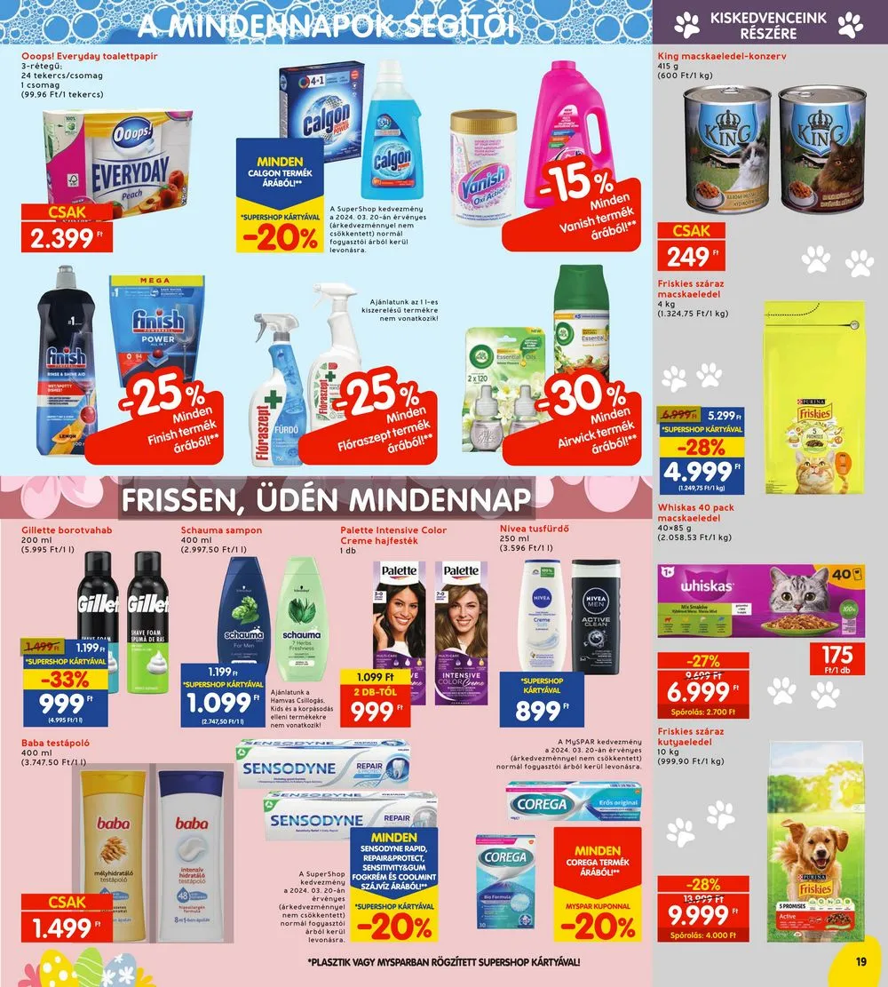 Interspar akciós újság 03.21–03.30 – 19. oldal