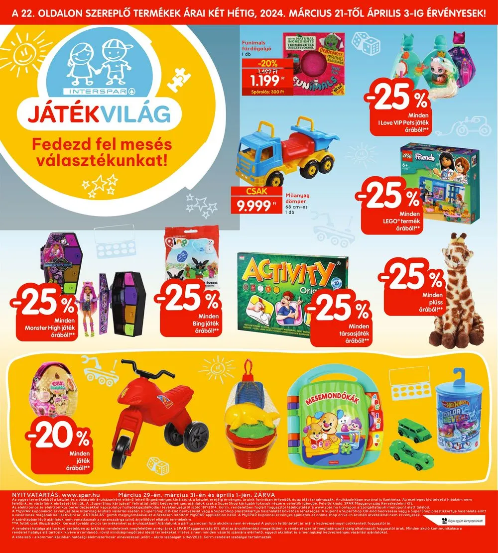 Interspar akciós újság 03.21–03.30 – 22. oldal