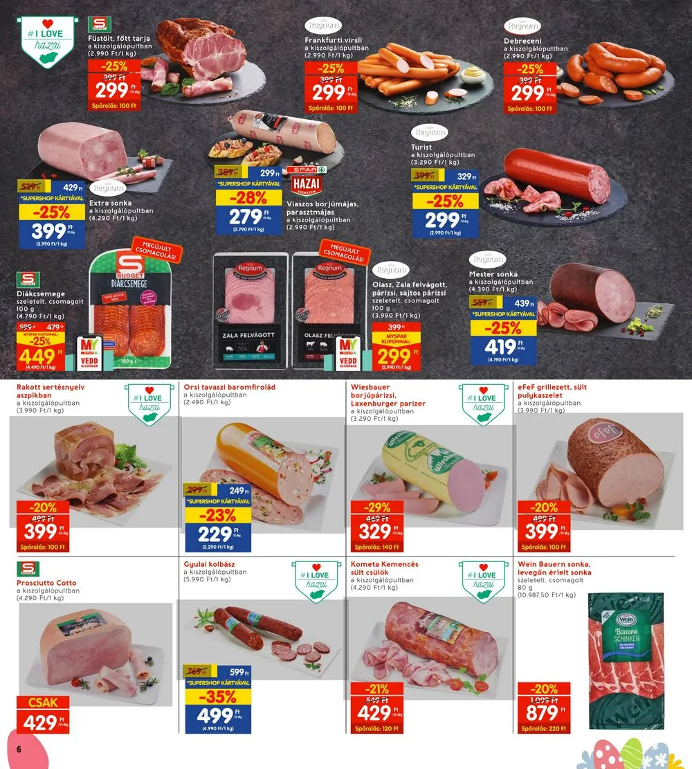 Interspar akciós újság 03.21–03.30 – 6. oldal