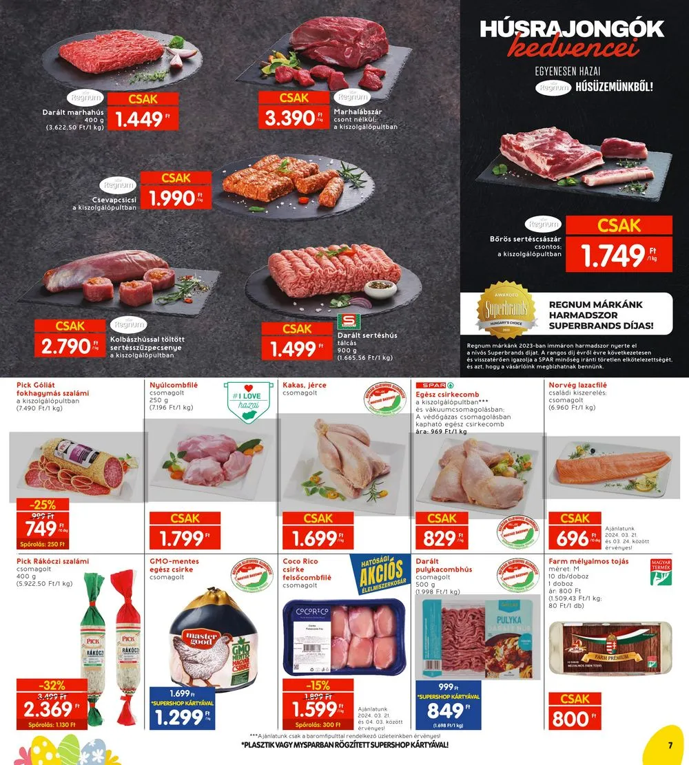 Interspar akciós újság 03.21–03.30 – 7. oldal