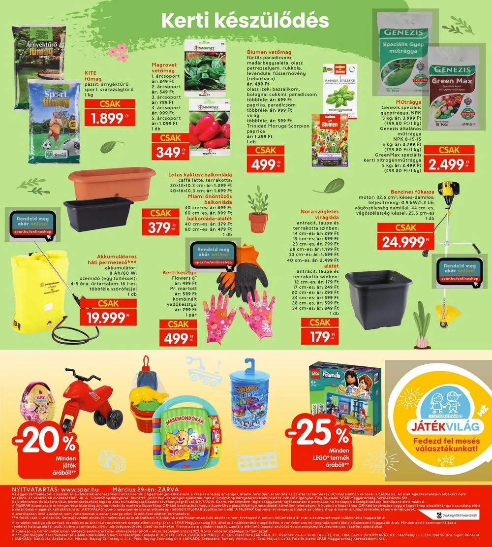 Interspar akciós újság 03.26–03.30 – 11. oldal