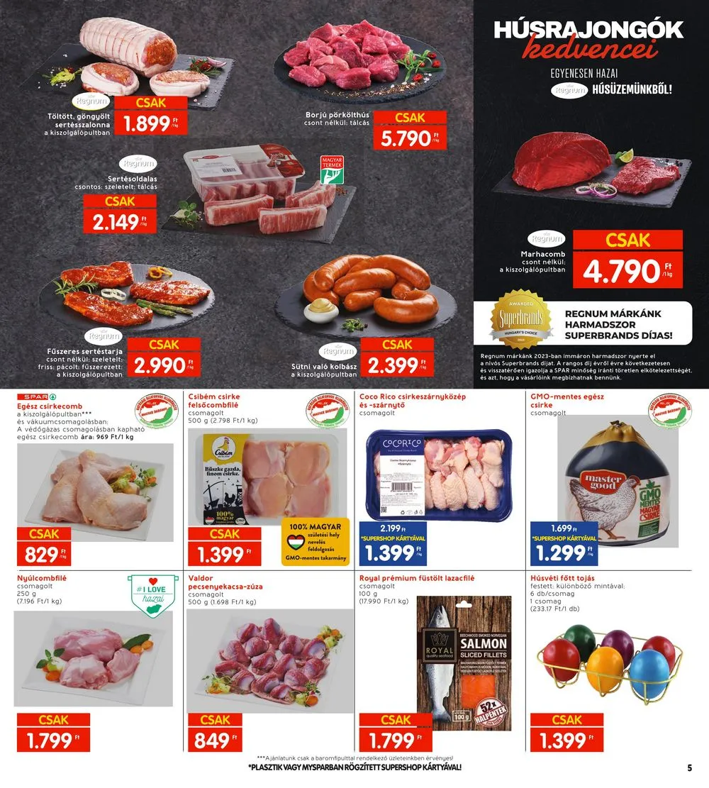 Interspar akciós újság 03.26–03.30 – 5. oldal