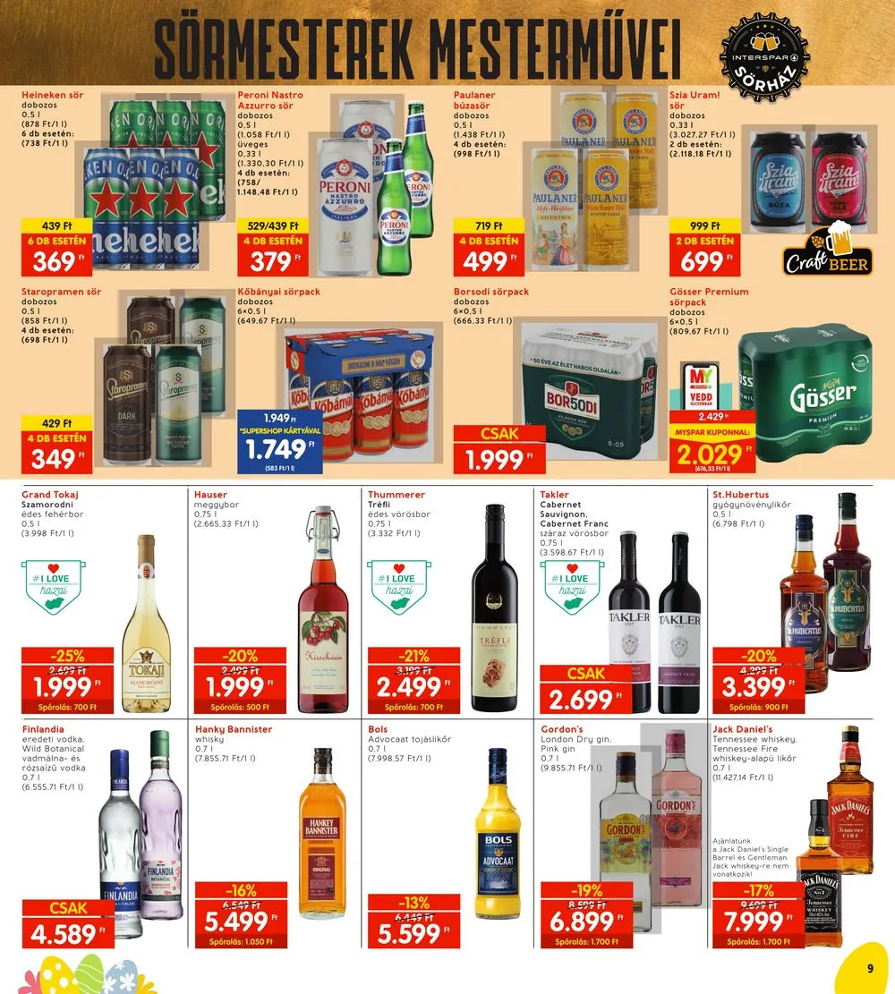 Interspar akciós újság 03.26–03.30 – 9. oldal