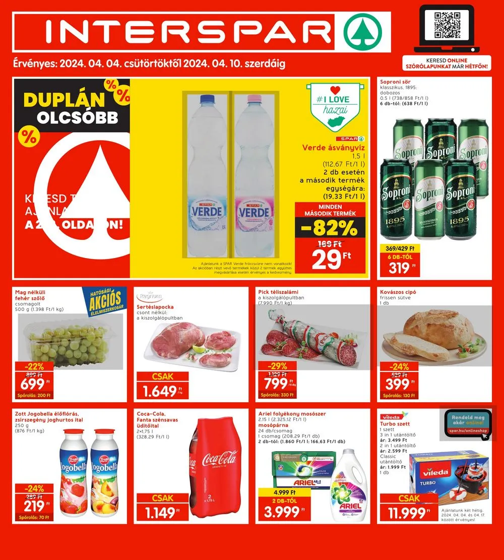 Interspar akciós újság 04.04–04.10