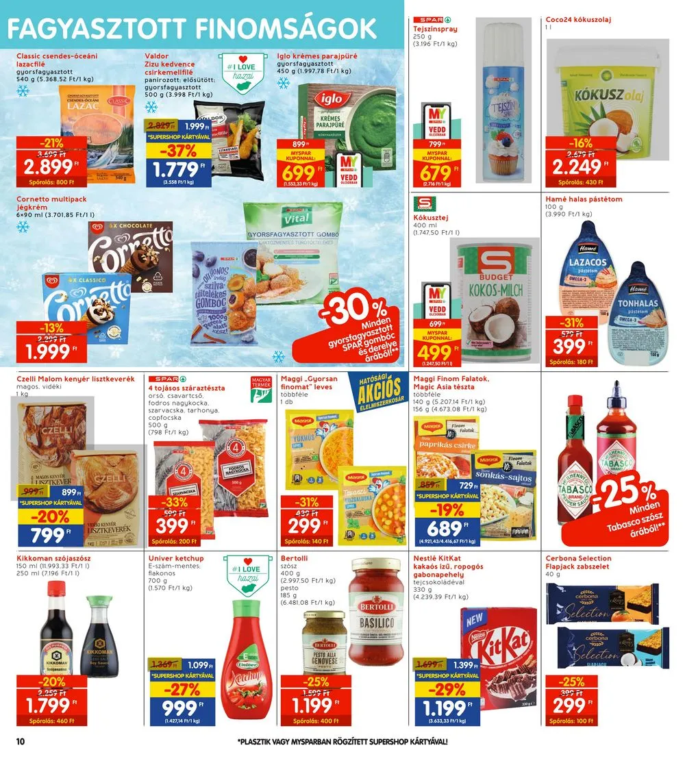 Interspar akciós újság 04.04–04.10 – 10. oldal