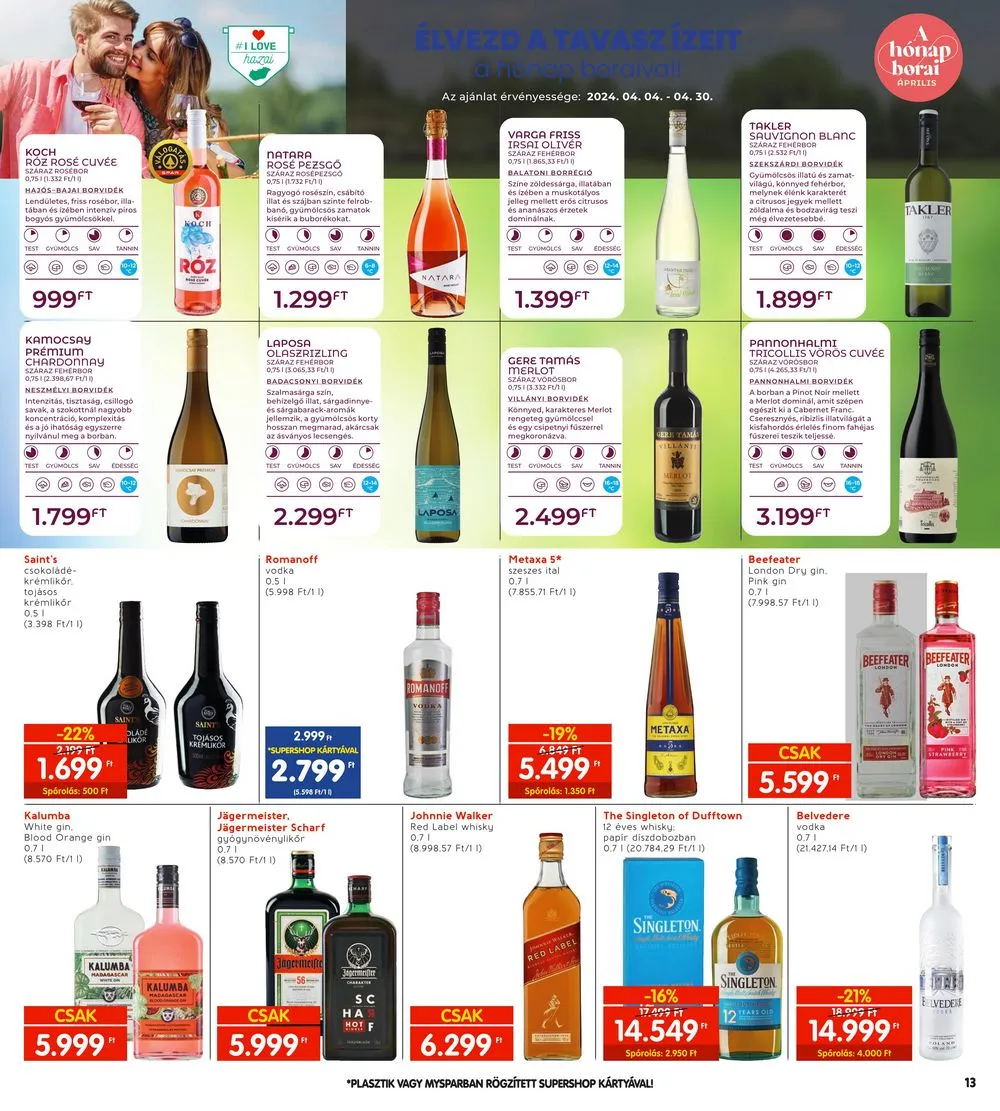Interspar akciós újság 04.04–04.10 – 13. oldal