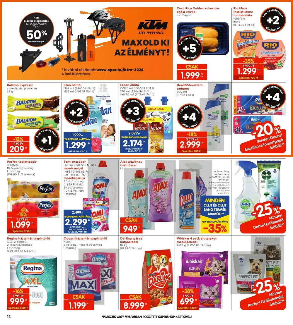 Interspar akciós újság 04.04–04.10 – 14. oldal