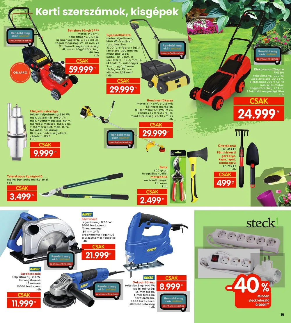 Interspar akciós újság 04.04–04.10 – 19. oldal
