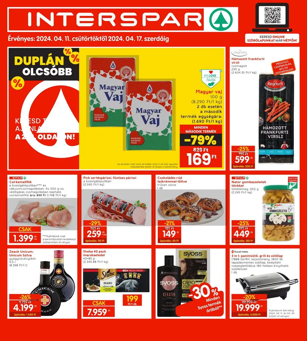 Interspar akciós újság 04.11–04.17