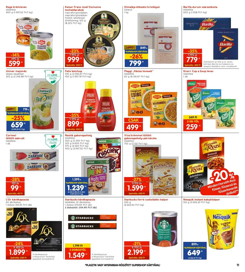 Interspar akciós újság 04.11–04.17 – 11. oldal