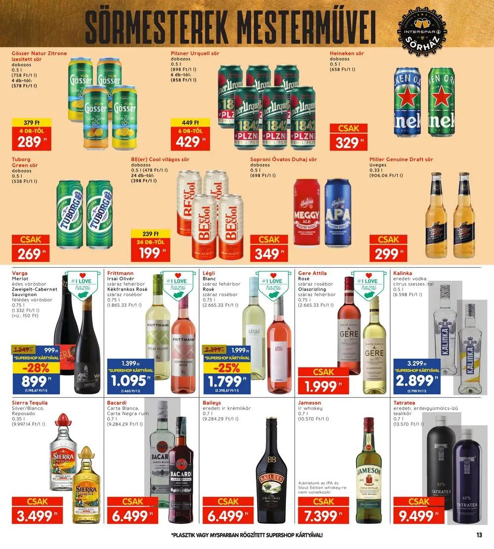 Interspar akciós újság 04.11–04.17 – 13. oldal