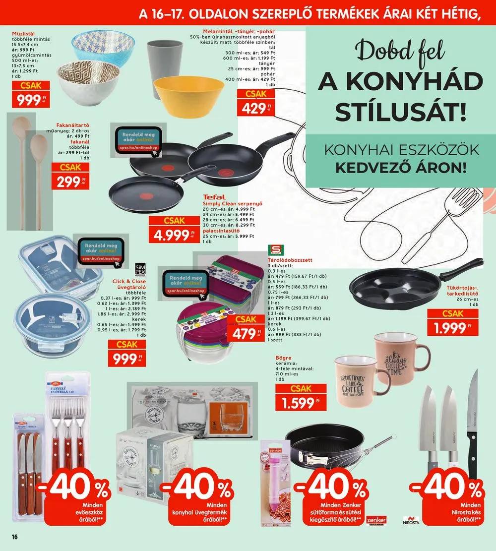 Interspar akciós újság 04.11–04.17 – 16. oldal