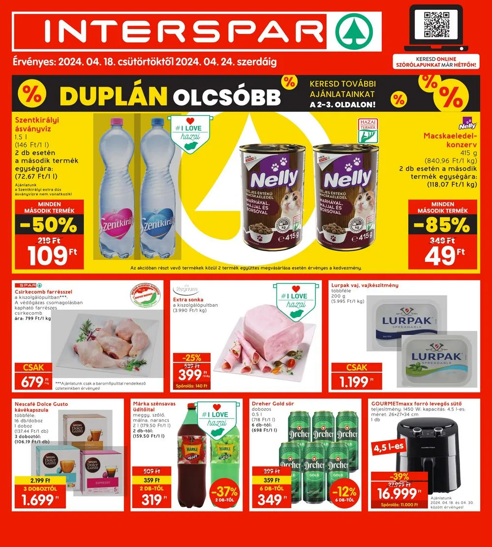 Interspar akciós újság 04.18–04.24