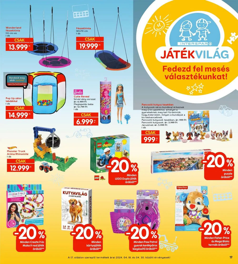Interspar akciós újság 04.18–04.24 – 17. oldal
