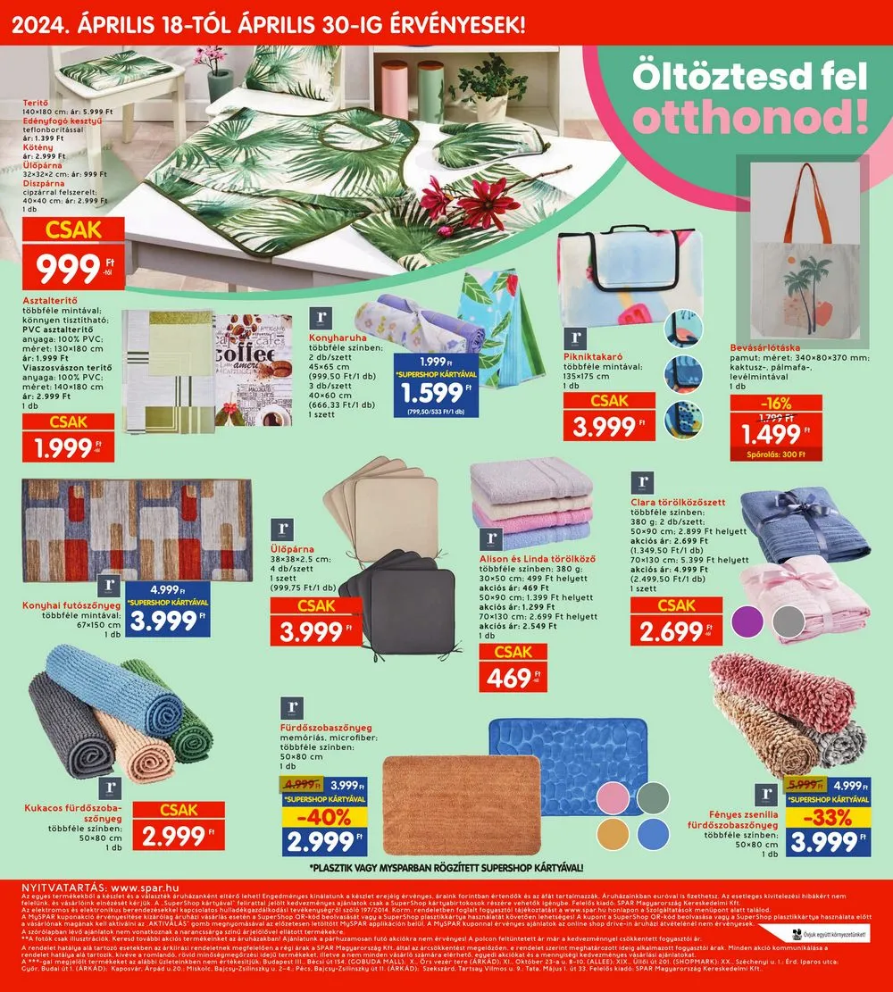 Interspar akciós újság 04.18–04.24 – 19. oldal