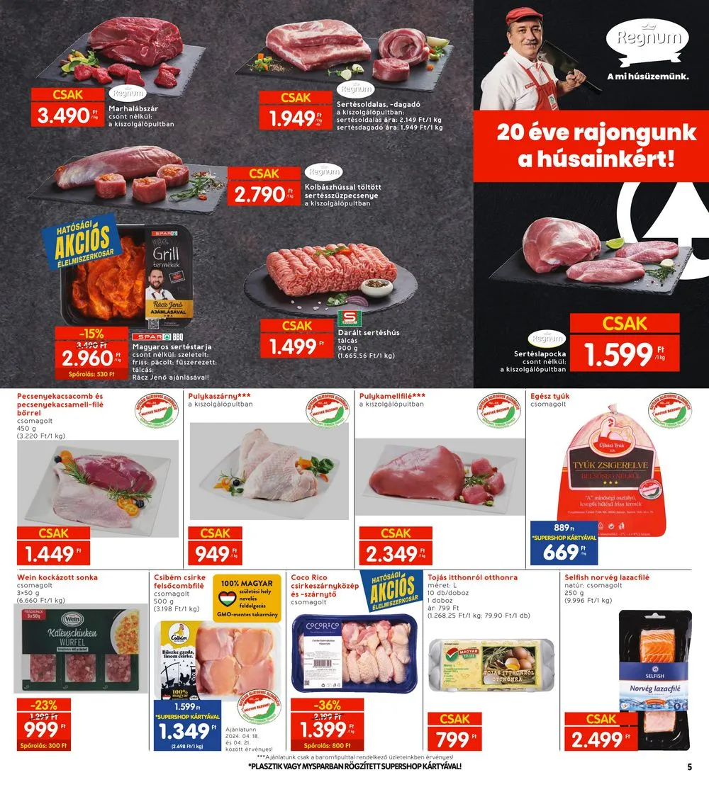Interspar akciós újság 04.18–04.24 – 5. oldal