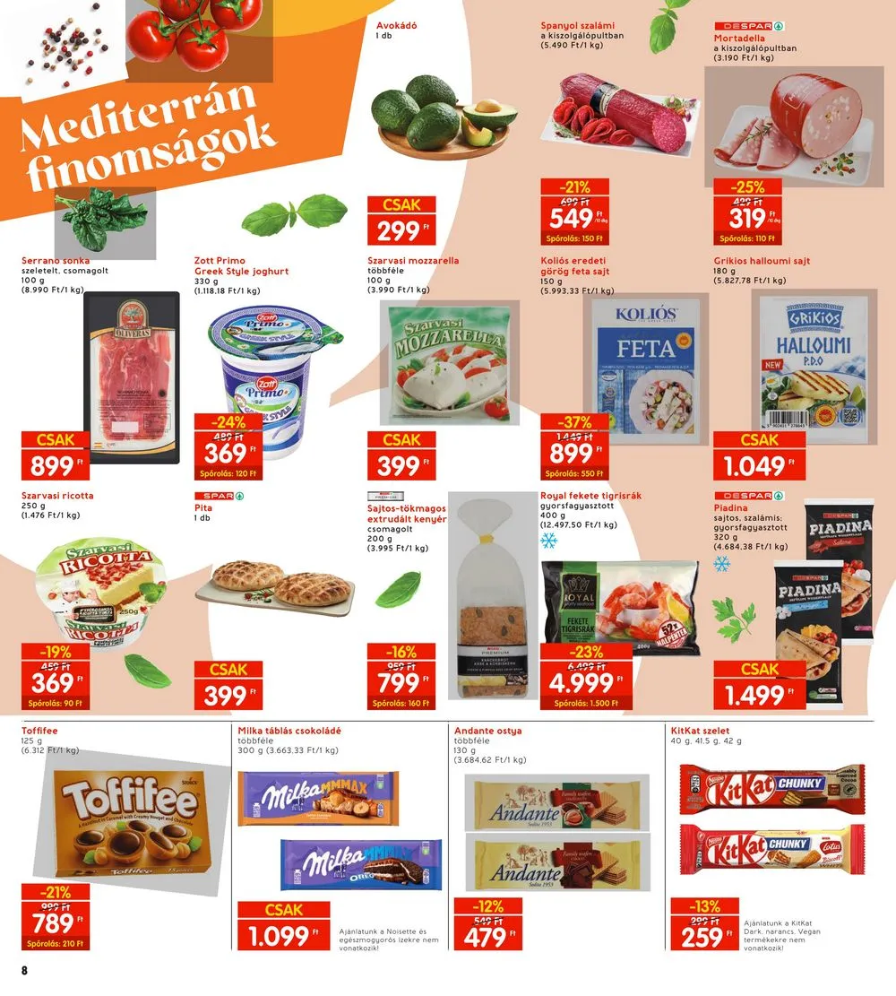 Interspar akciós újság 04.18–04.24 – 8. oldal