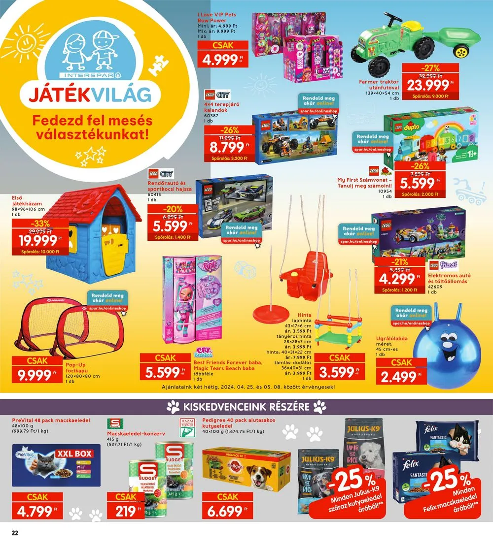 Interspar akciós újság 04.25–04.30 – 22. oldal