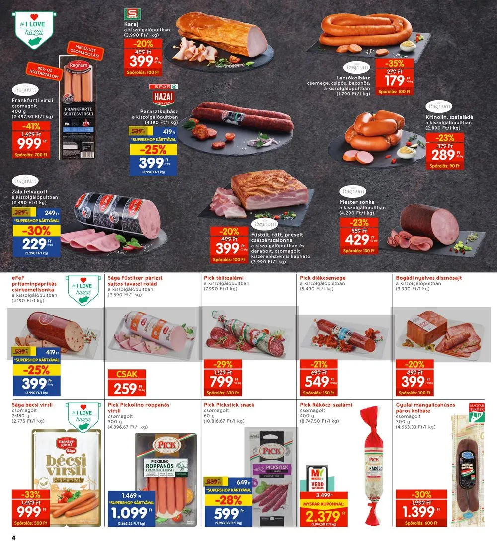 Interspar akciós újság 04.25–04.30 – 4. oldal