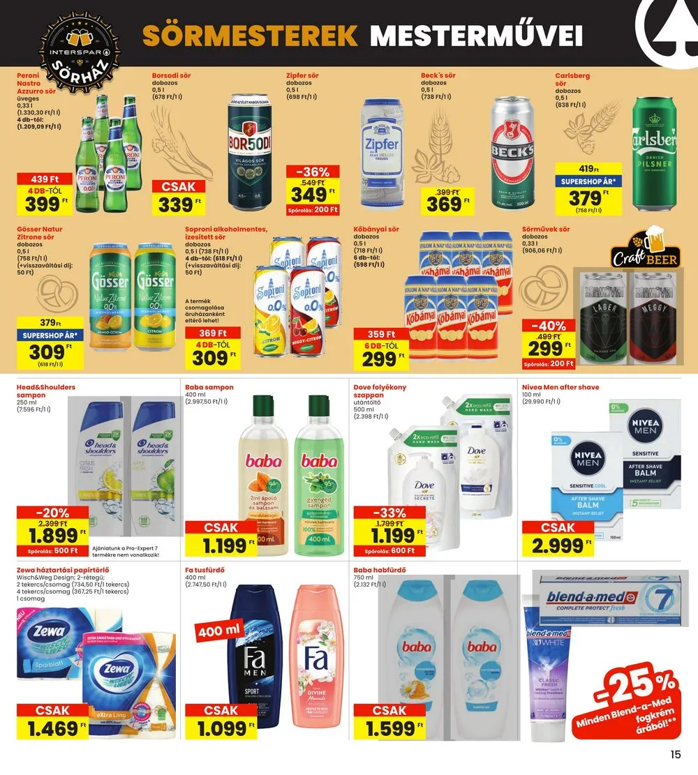 Interspar akciós újság 05.02–05.08 – 15. oldal