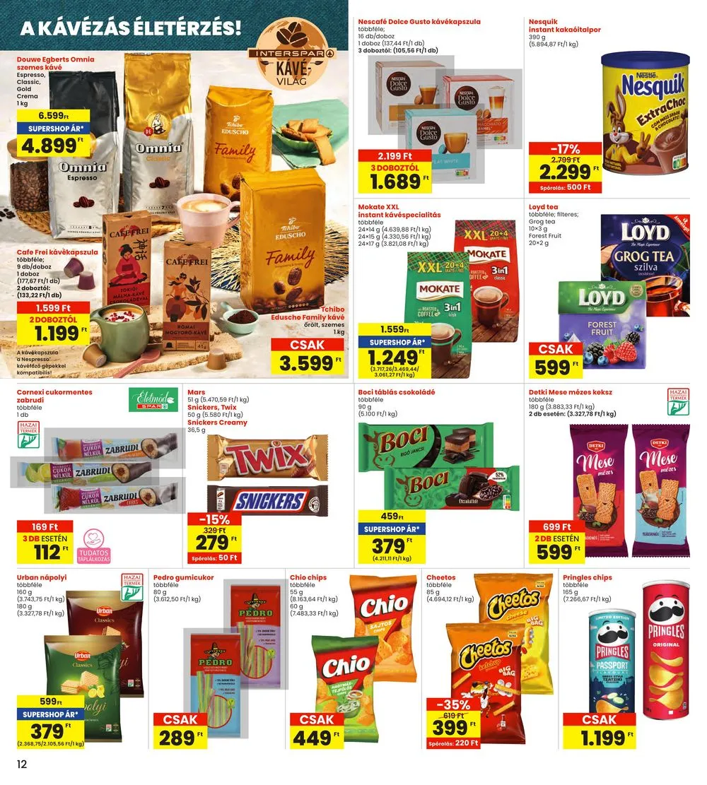 Interspar akciós újság 05.09–05.15 – 12. oldal