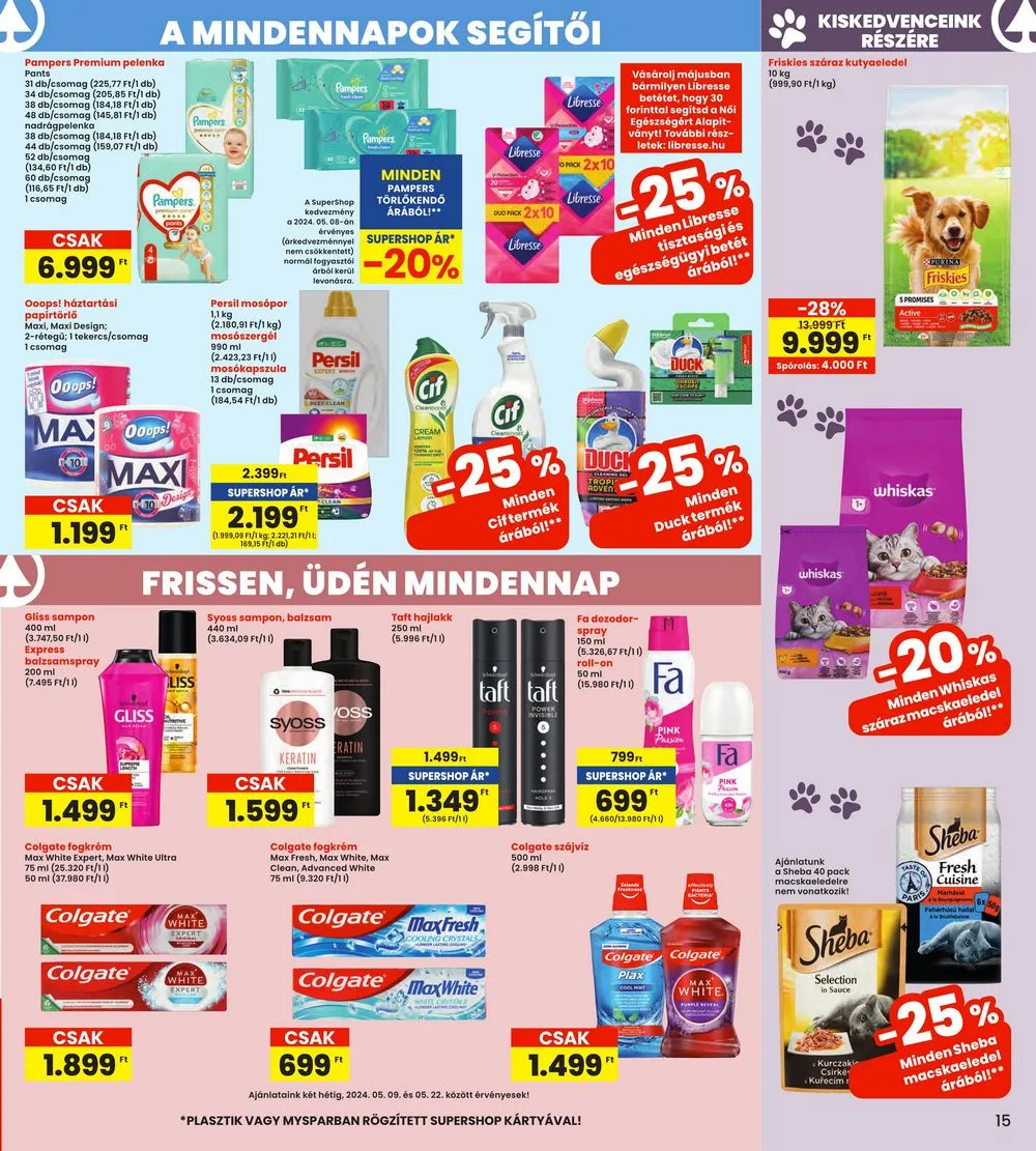 Interspar akciós újság 05.09–05.15 – 15. oldal