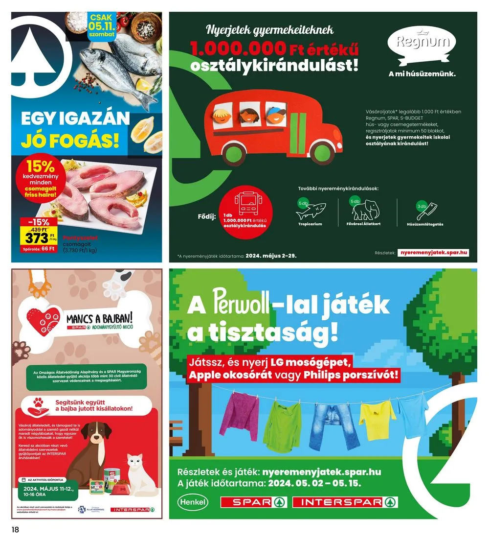 Interspar akciós újság 05.09–05.15 – 18. oldal