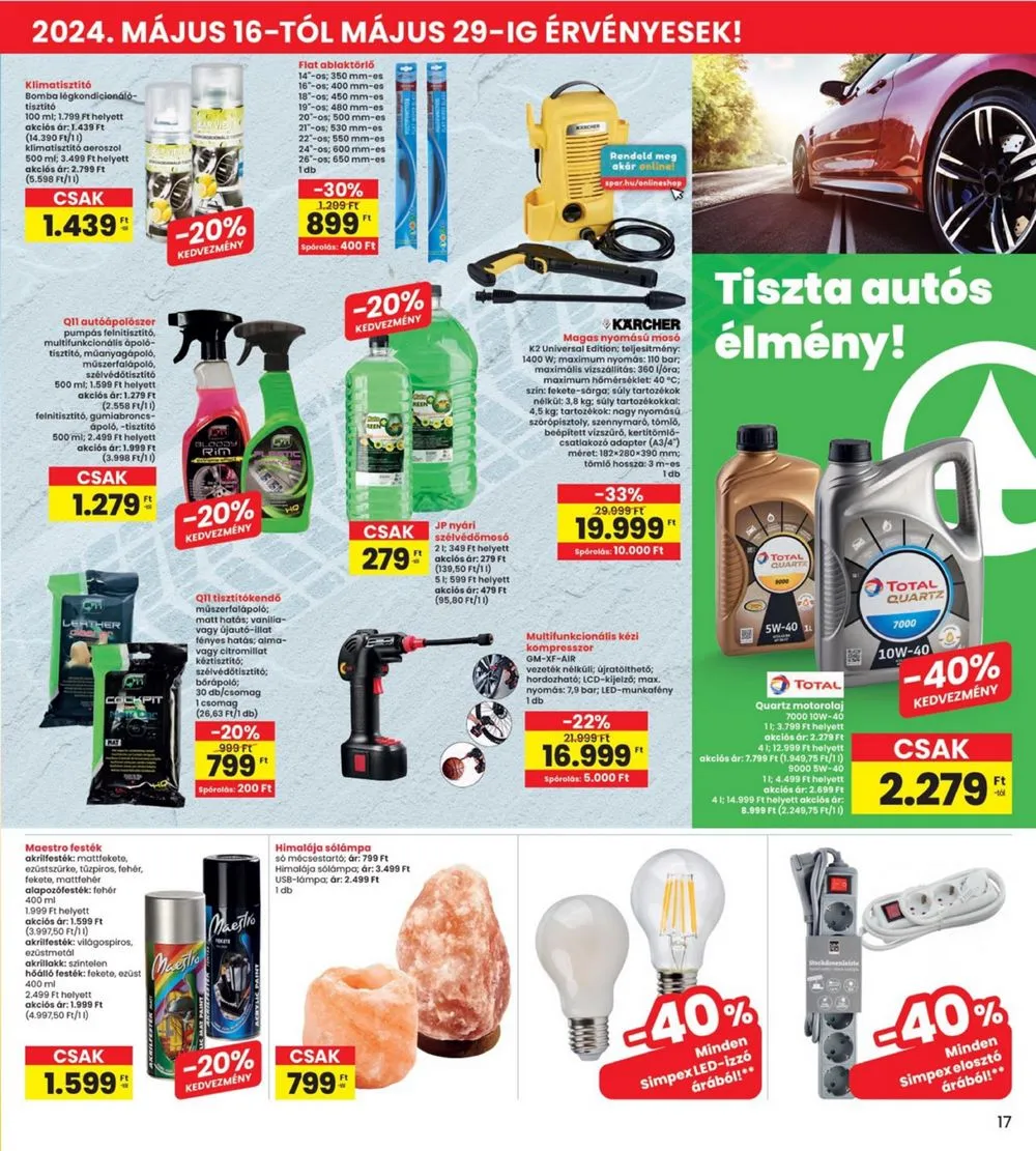 Interspar akciós újság 05.16–05.22 – 17. oldal