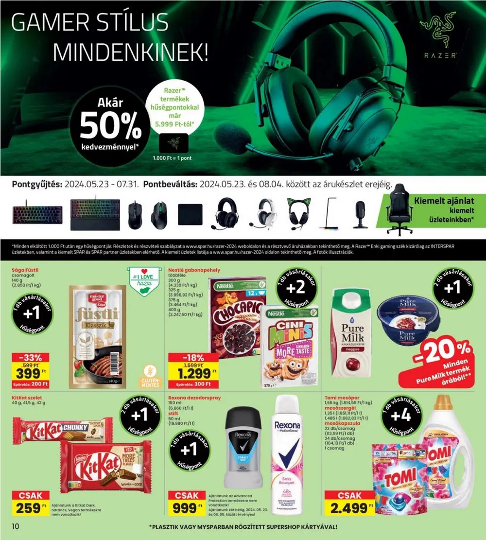 Interspar akciós újság 05.23–05.29 – 10. oldal