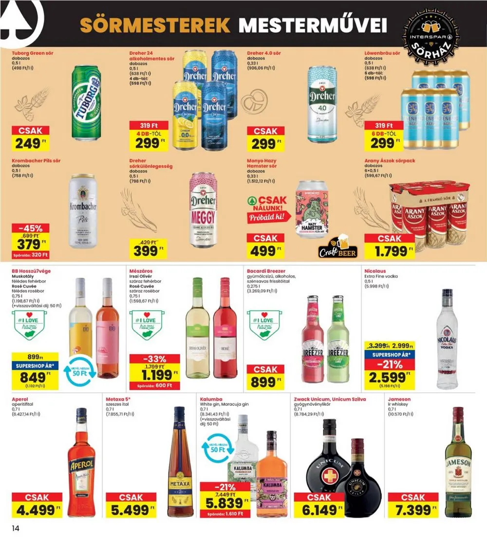 Interspar akciós újság 05.23–05.29 – 14. oldal