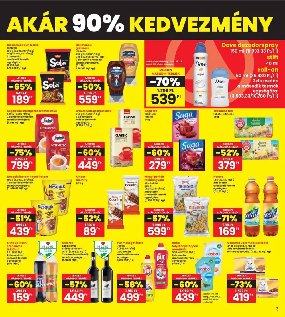Interspar akciós újság 05.23–05.29 – 3. oldal