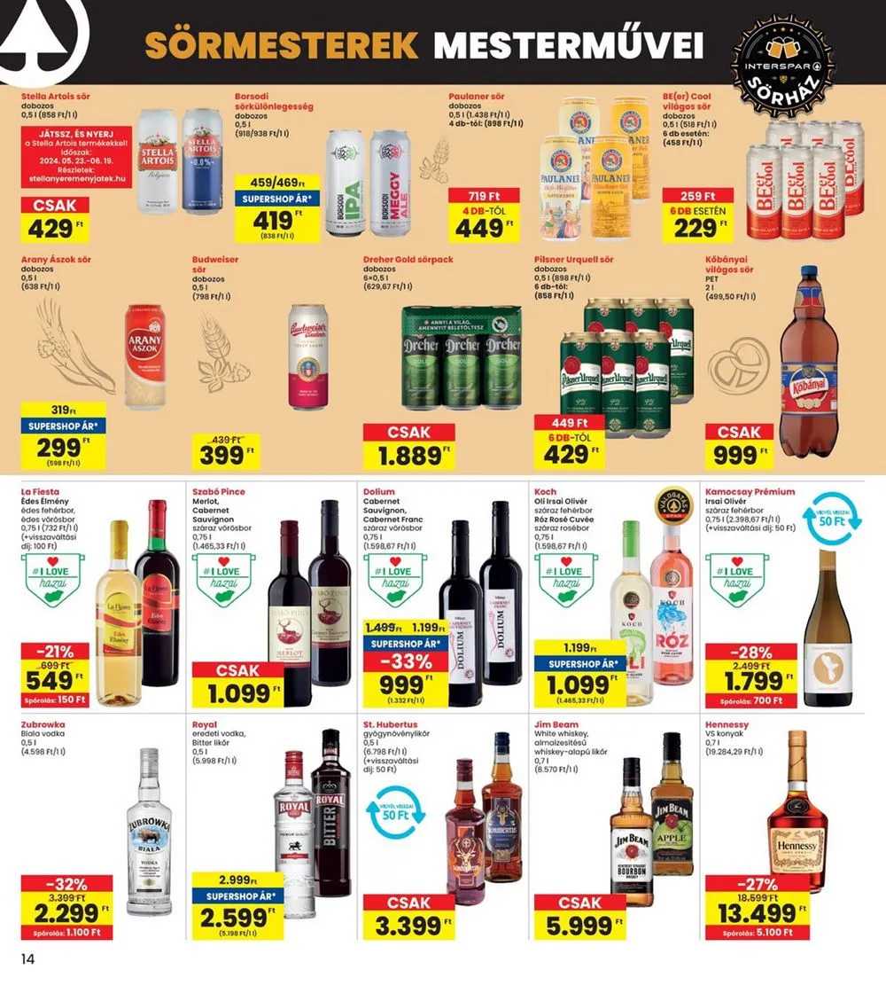 Interspar akciós újság 05.30–06.05 – 14. oldal