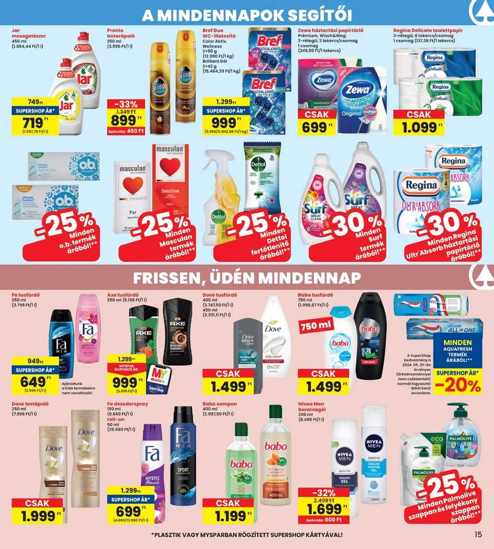 Interspar akciós újság 05.30–06.05 – 15. oldal