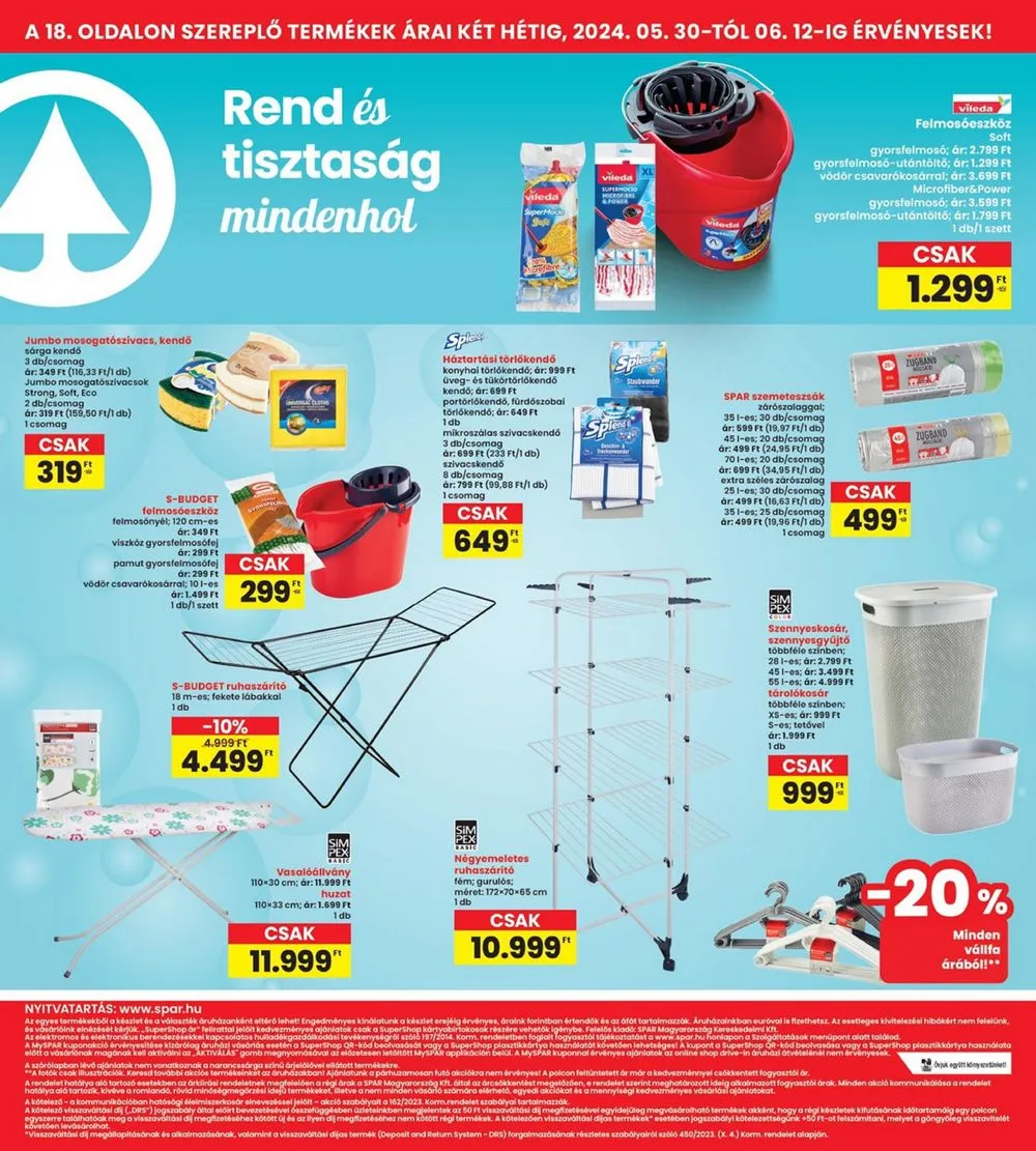Interspar akciós újság 05.30–06.05 – 18. oldal