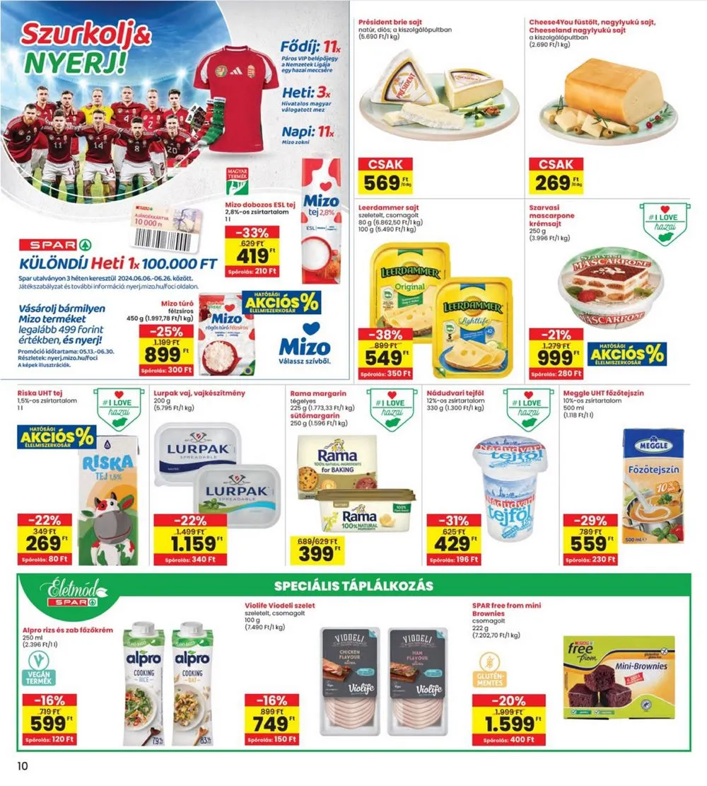 Interspar akciós újság 06.06–06.12 – 10. oldal