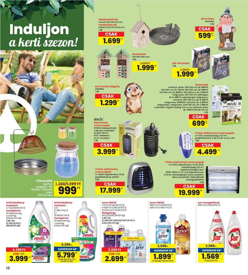 Interspar akciós újság 06.06–06.12 – 16. oldal