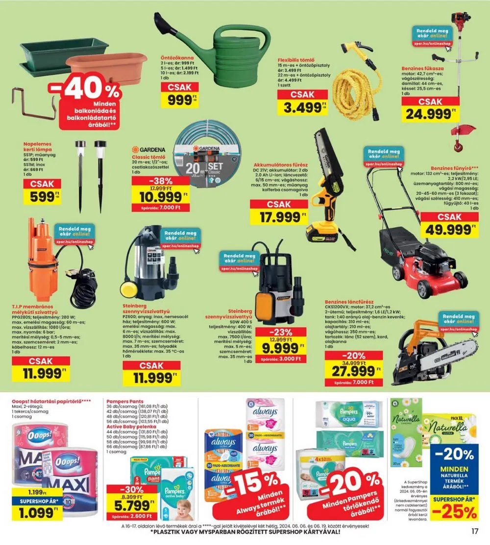 Interspar akciós újság 06.06–06.12 – 17. oldal