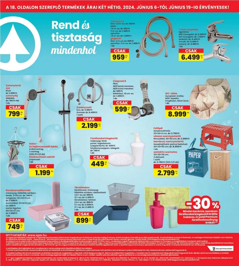 Interspar akciós újság 06.06–06.12 – 18. oldal