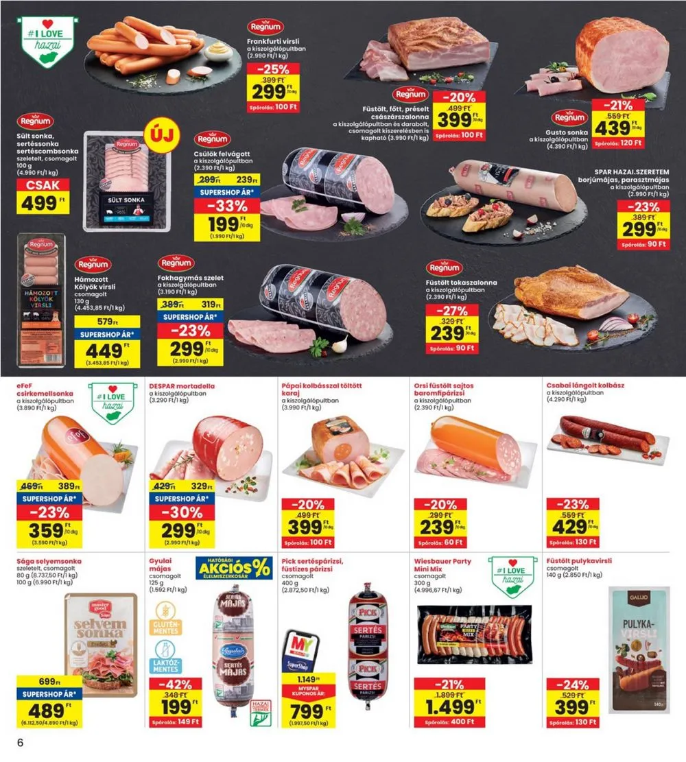 Interspar akciós újság 06.06–06.12 – 6. oldal