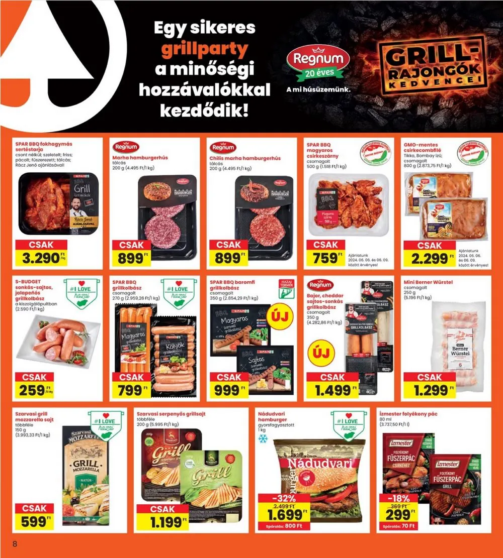 Interspar akciós újság 06.06–06.12 – 8. oldal